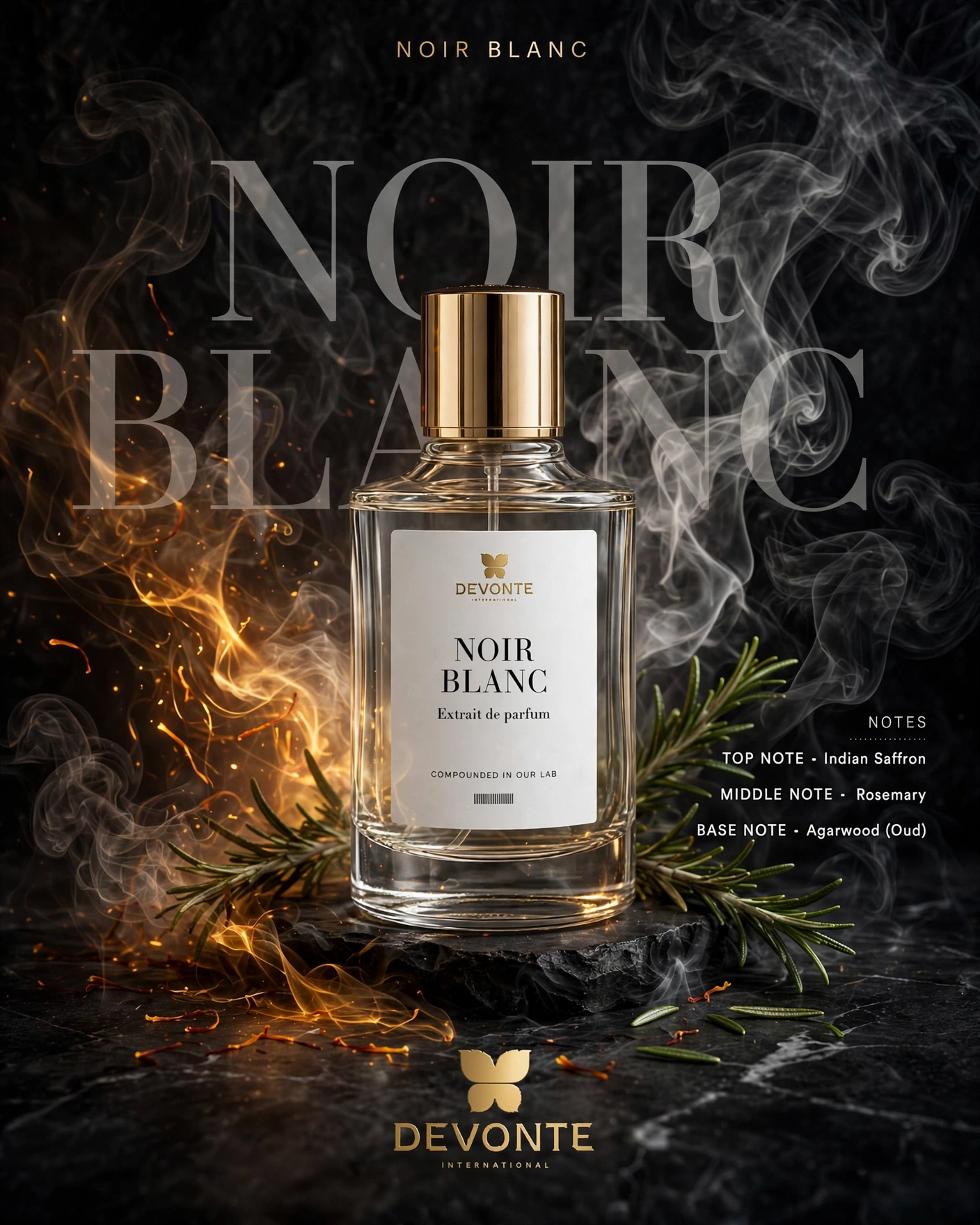 NOIR BLANC by Devonte Extrait de parfum